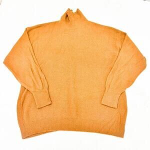 Wilfred Free Aritzia Brown Super Soft Oversized Turtleneck Sweater Size M